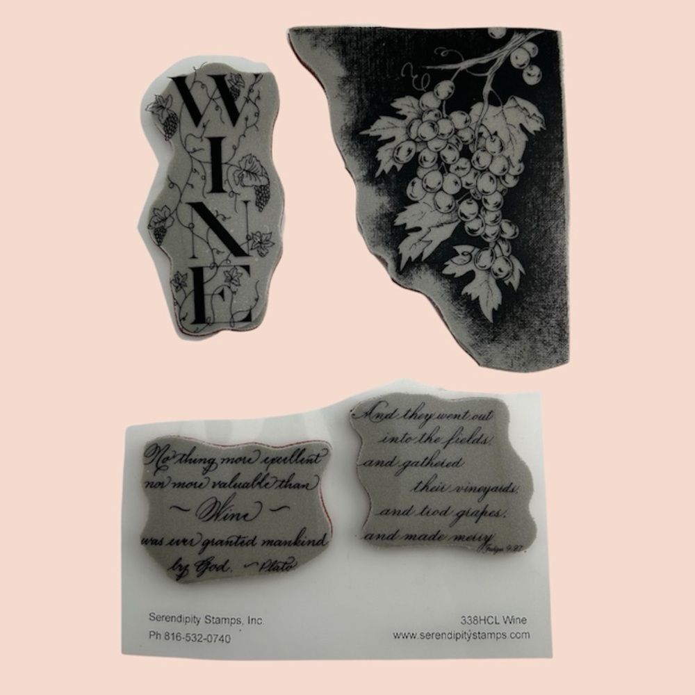 Cling Rubber Stamp Set by Serendipity